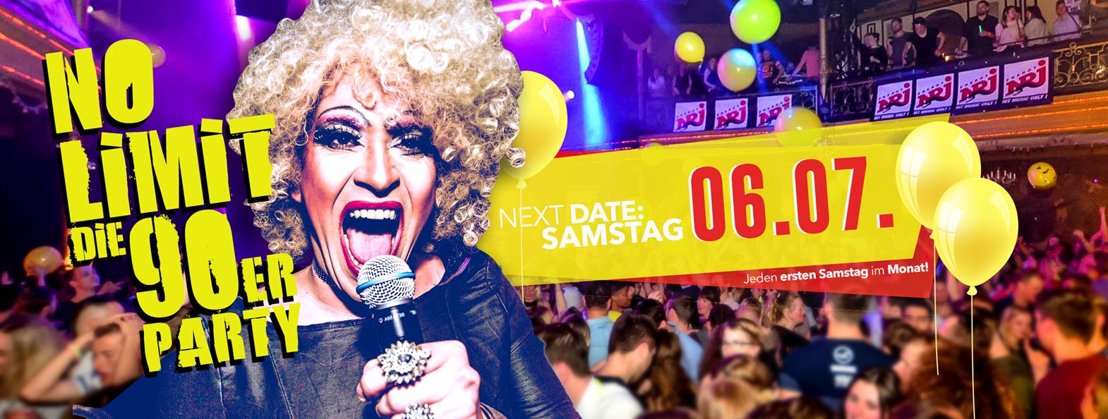 No Limit - die 90er Party, das Original 06.07.2019