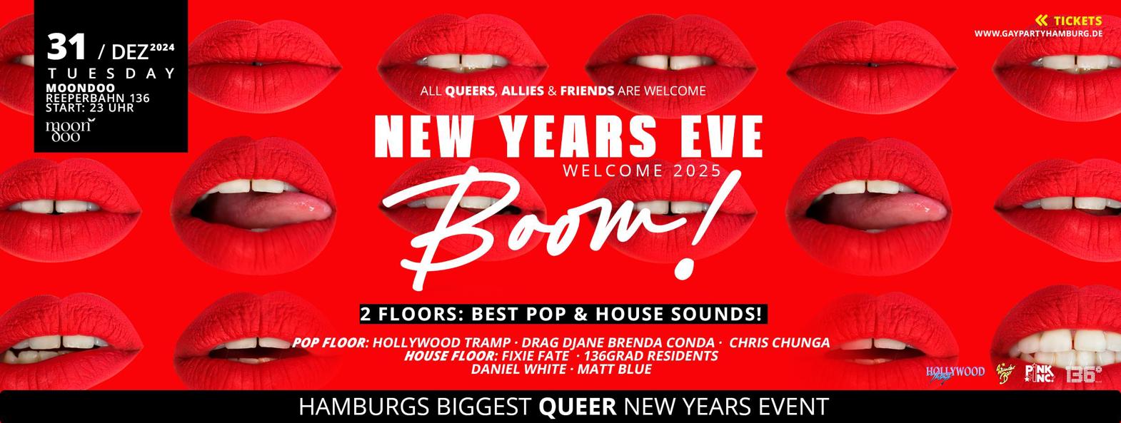 NYE Silvester New Years Boom | DI, 31.12.2024