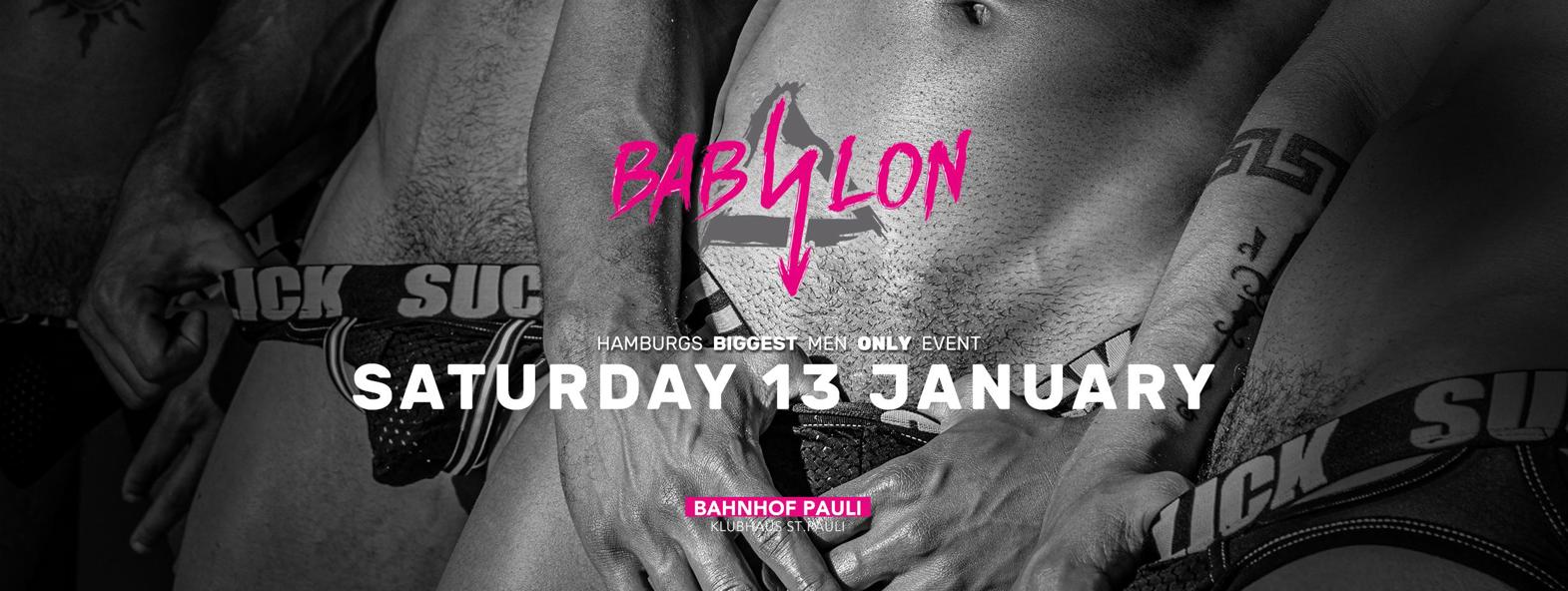 Babylon Clubbing Hamburg - Men Only | SA, 13.01.2024 @Bahnhof Pauli