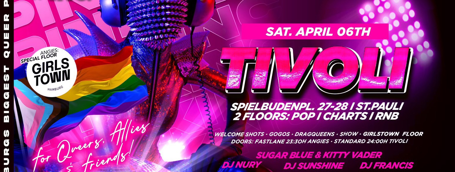 Pink Inc meets Girls Town | Sa, 06.04 @Schmidts Tivoli