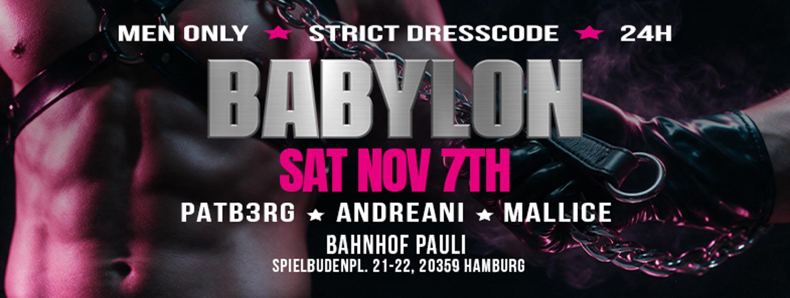 BABYLON | MEN ONLY | Bahnhof Pauli | Sa. 07.11.26