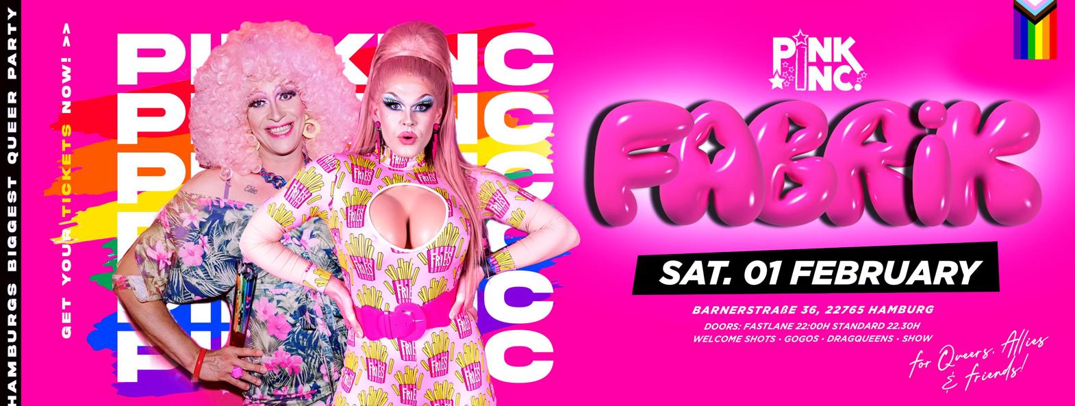 Pink Inc | Sa, 01.02.25 @Fabrik