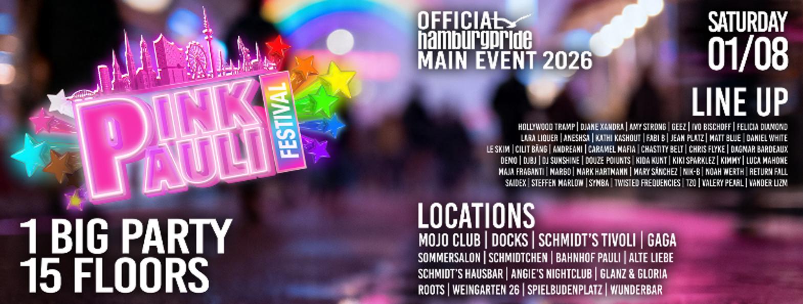 CSD Pink Pauli Festival 2026 | Official Hamburg Pride Main Event